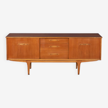 Long buffet vintage Jentiuqe en teck des années 1960