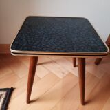Wooden table and formica