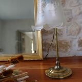 BRASS TULIP LAMP
