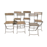 Lot de chaises pliantes de jardin