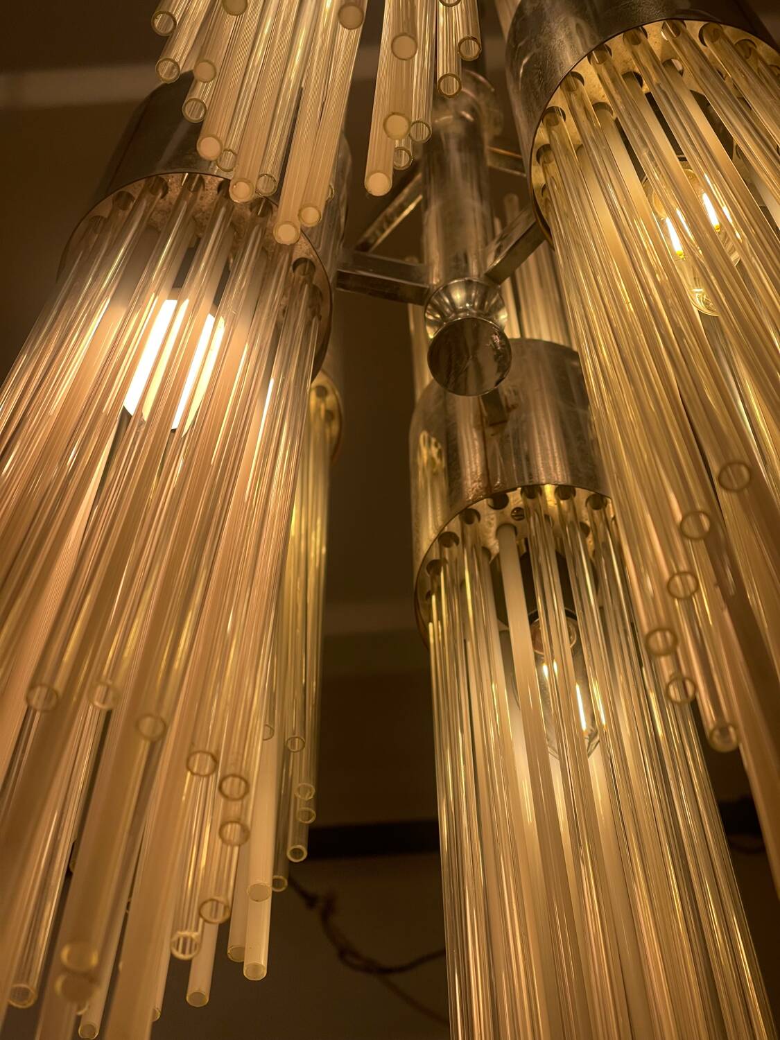 Pair of Italian chandeliers 1970