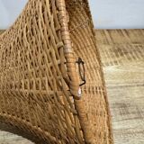 Suspension rotin vintage