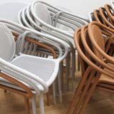 Set of 14 Pedrali garden chairs