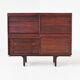 Meuble Gianfranco Frattini modèle 504 en palissandre Bernini Italie 1960