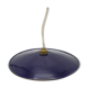 Hanging lamp blue enameled metal