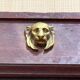 Grand miroir de parquet époque Empire – Bronze doré – XIXe siècle
