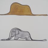 Antoine DE SAINT-EXUPÉRY: The Prince's Elephants, 2022 - Lithograph