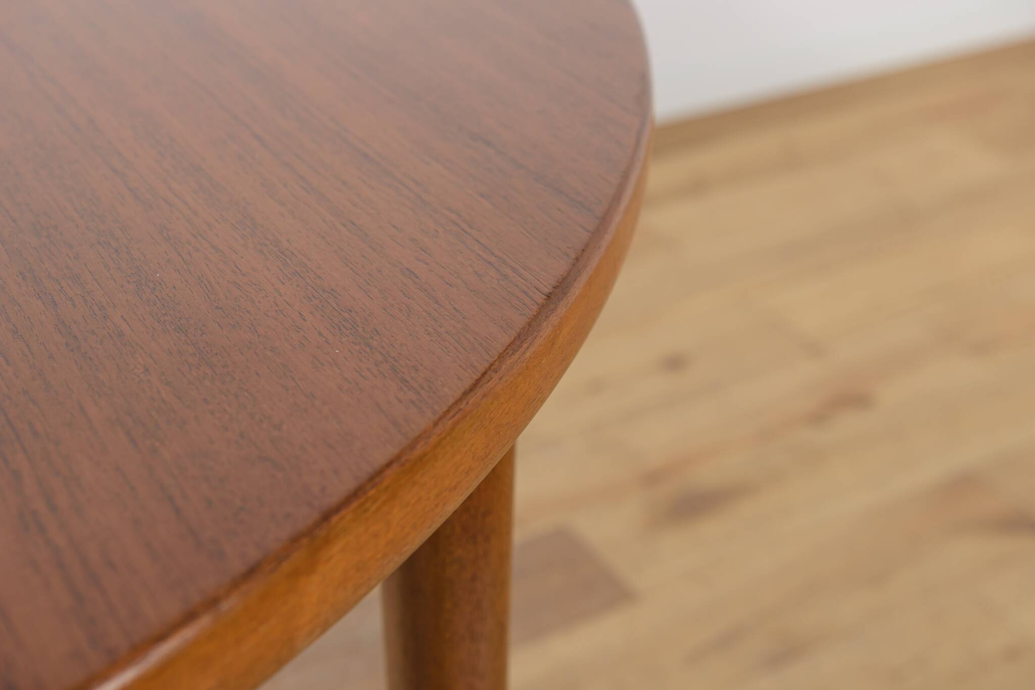 Mid-Century Round Teak Dining Table by Nils Jonsson for Hugo Troeds, Sweden