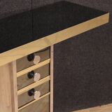 Italian design mirror console 70's