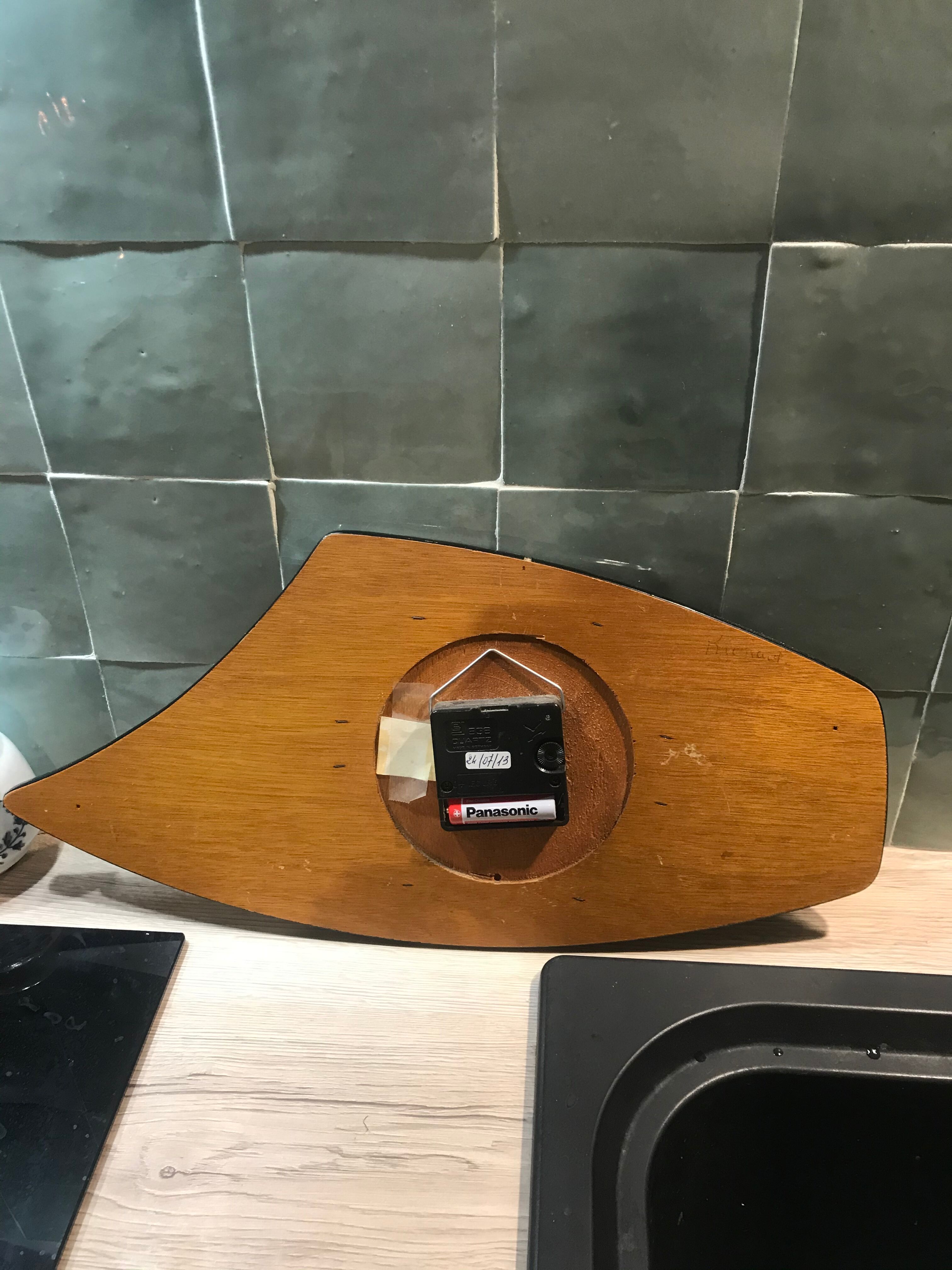 Clock Formica boat Bayard