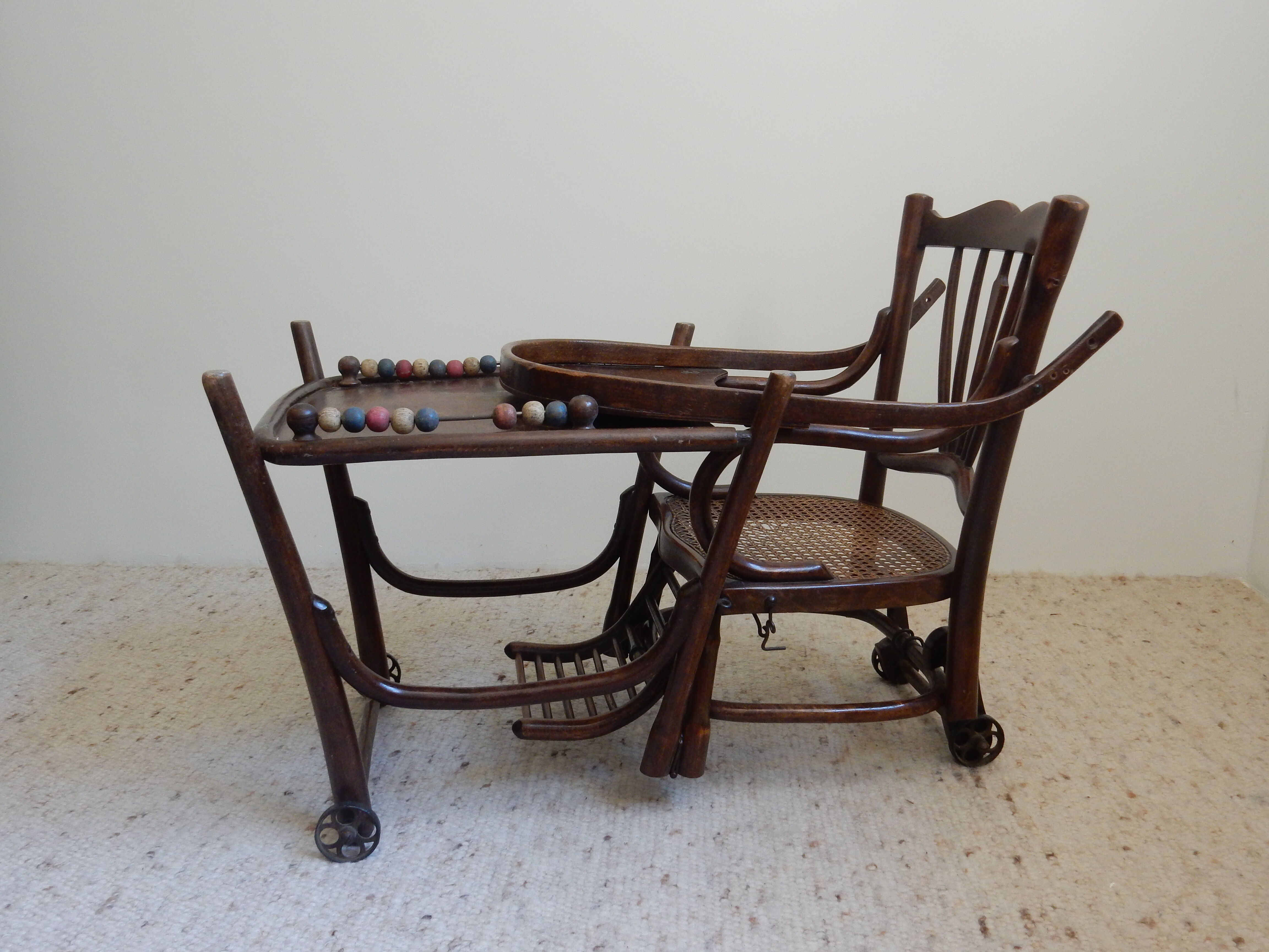 High modular baby chair in early 1900