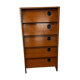 Vintage wooden shoe cabinet / drop-leaf cabinet