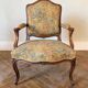 Fauteuil à la reine, style louis xv, vers 1750