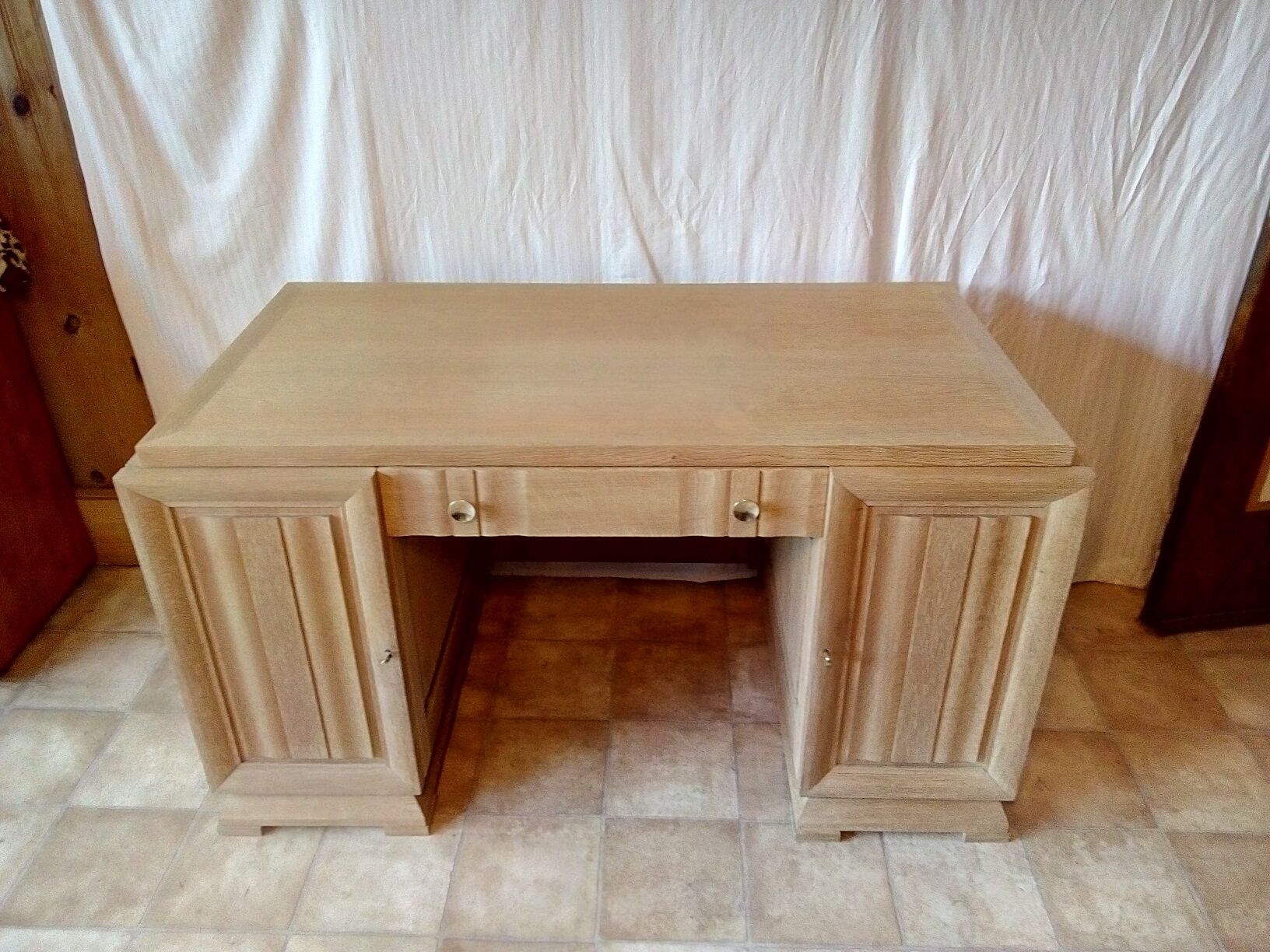 Desk oak art deco 1940