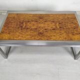 Elm burl coffee table