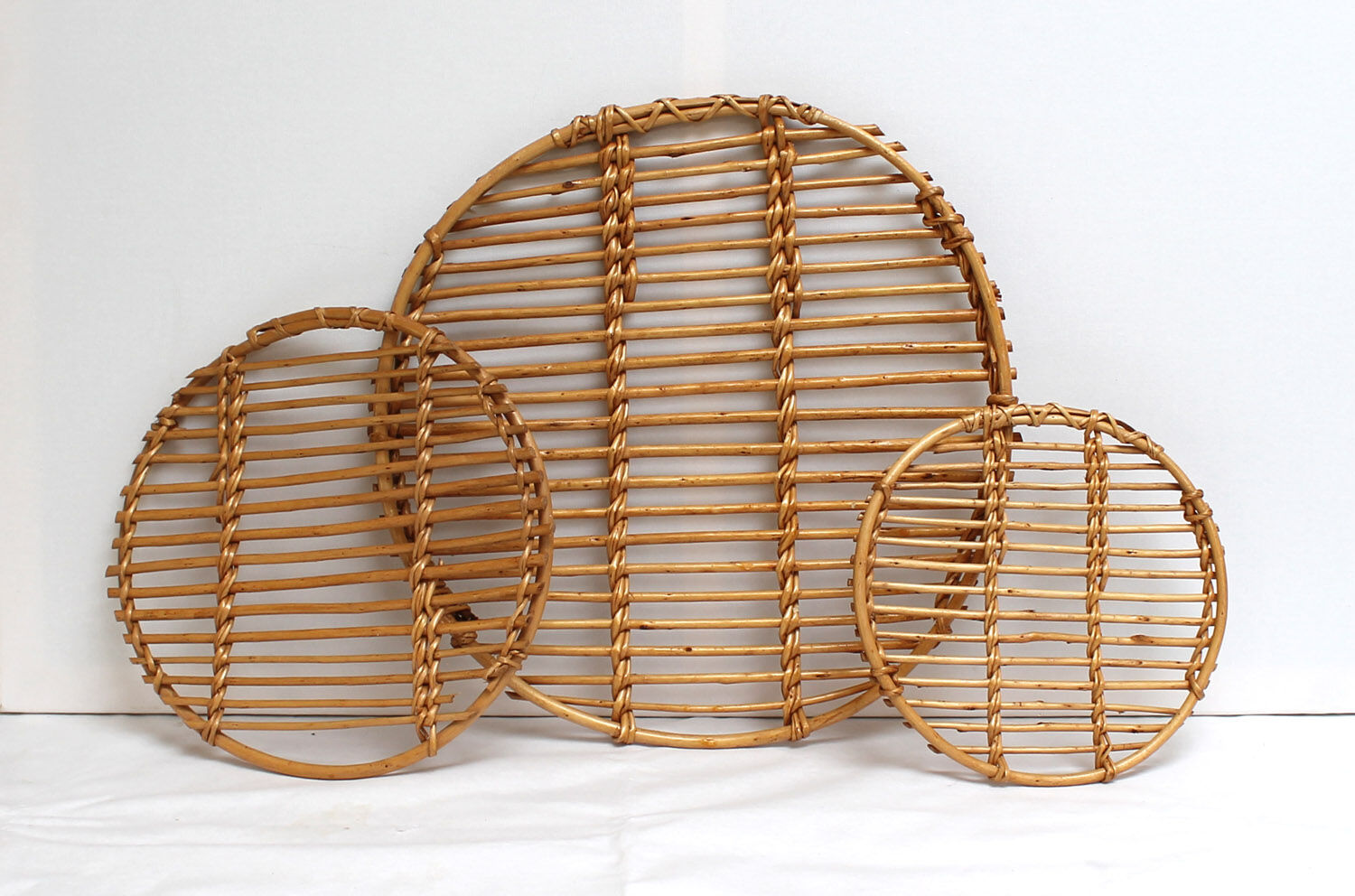 Decoration rattan trays