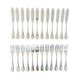 Christofle Malmaison, 12 fish cutlery sets, 24 pieces, new condition