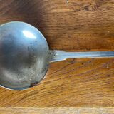 Old christofle goldsmith ladle silver metal #b343
