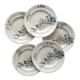 5 “Mignon” Longwy ironstone flat plates