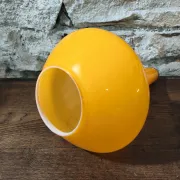 Suspension opaline orange vintage