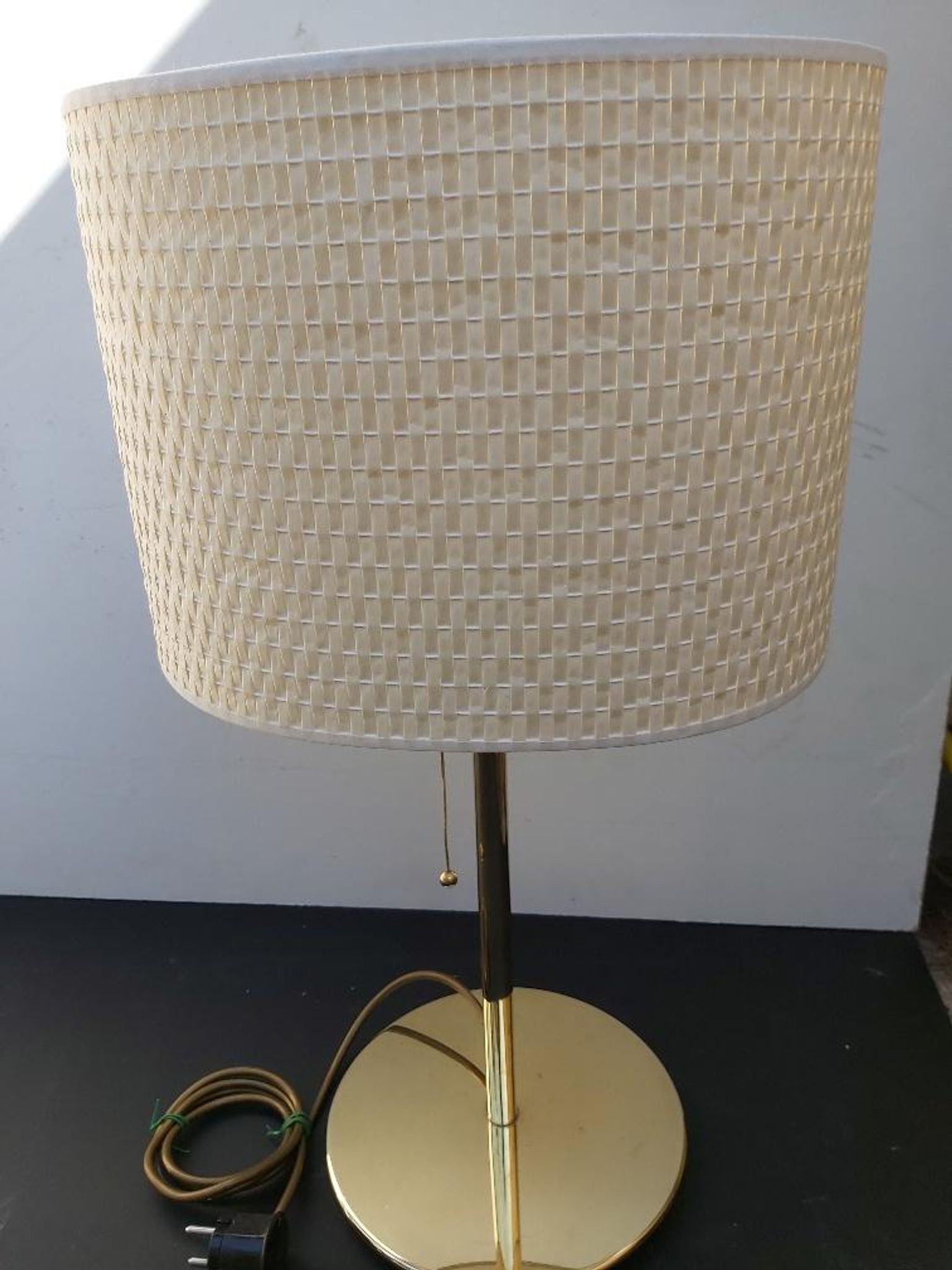 Lampe design laiton Sergio Bernardi Milano