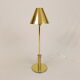 Table lamp in vintage gold plated steel, SCE France