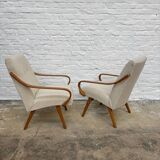 Set of two 1960s armchairs from Eastern Europe