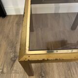 Smoked glass side table