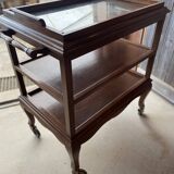 Mahogany serving trolley