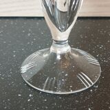 Hand-cut crystal vase