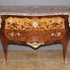 Louis XV style commode in marquetry from around 1930.