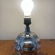 Mercury glass lamp base from the 1950s