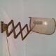 Pair of adjustable scissor wall lamps Mid Century Modern by Alfred Müller for AMBA