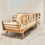 Vintage convertible Knoll Antimott corner sofa, daybed, 1960s