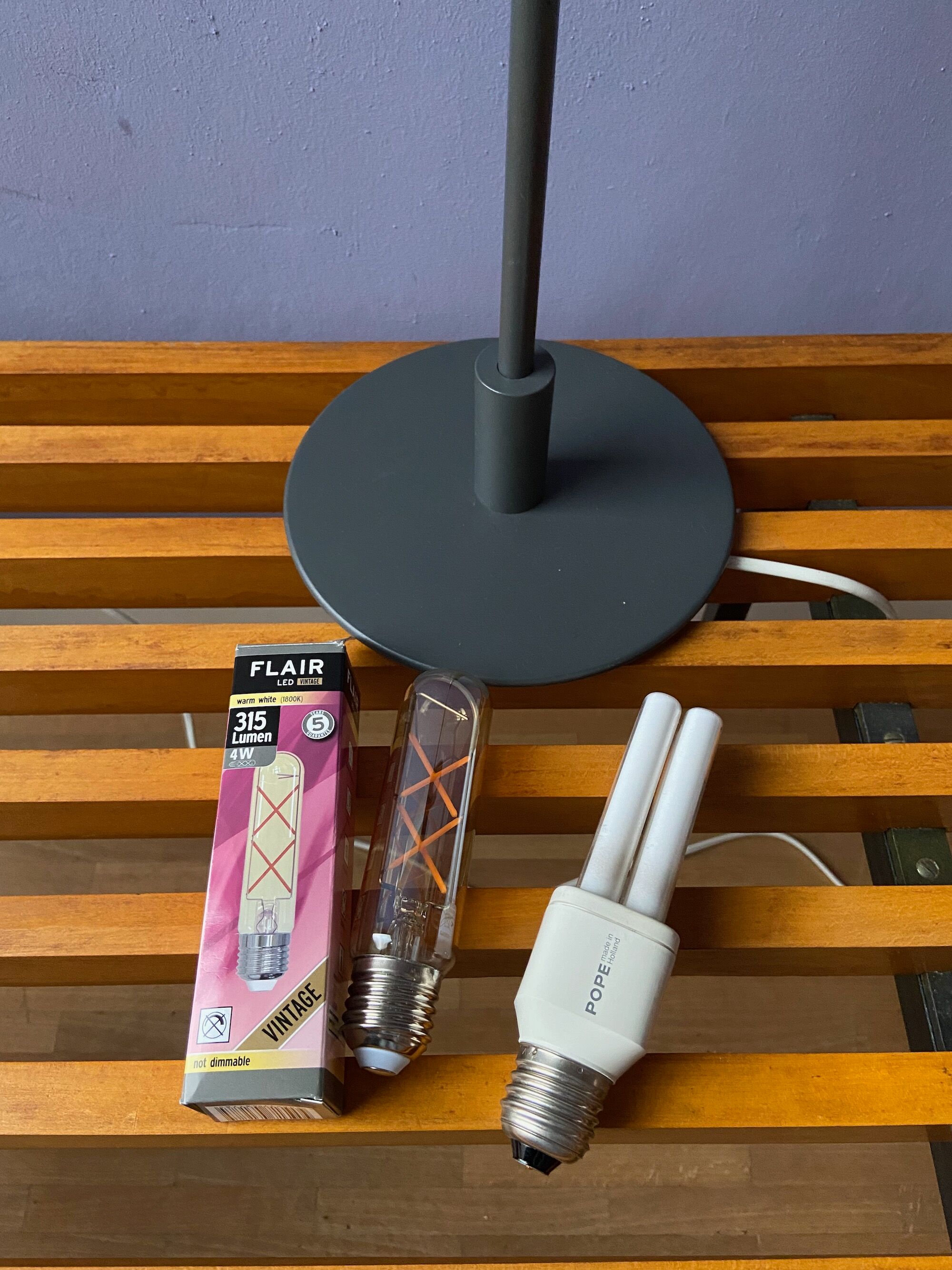 Royal Copenhagen Flamingo Table Lamp 1980's Jørgen Møller Denmark