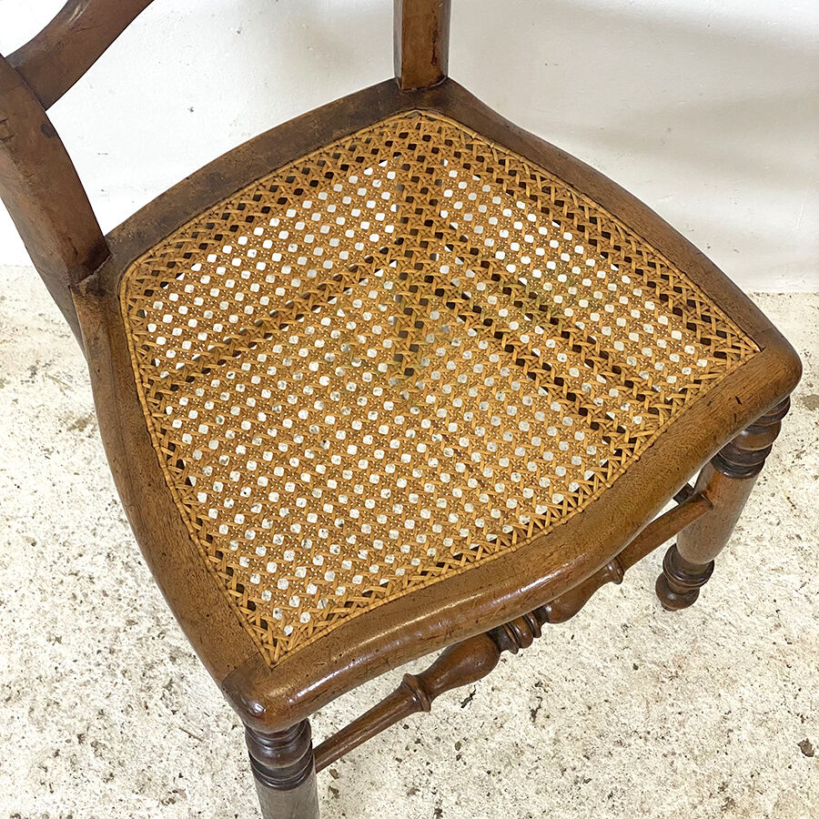 Pair of Louis Philippe canned chairs