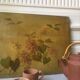 Peinture huile sur carton ancienne