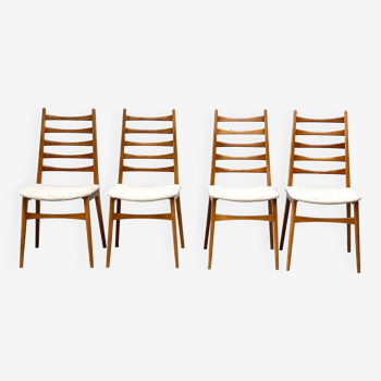 set of four Danish dining chairs