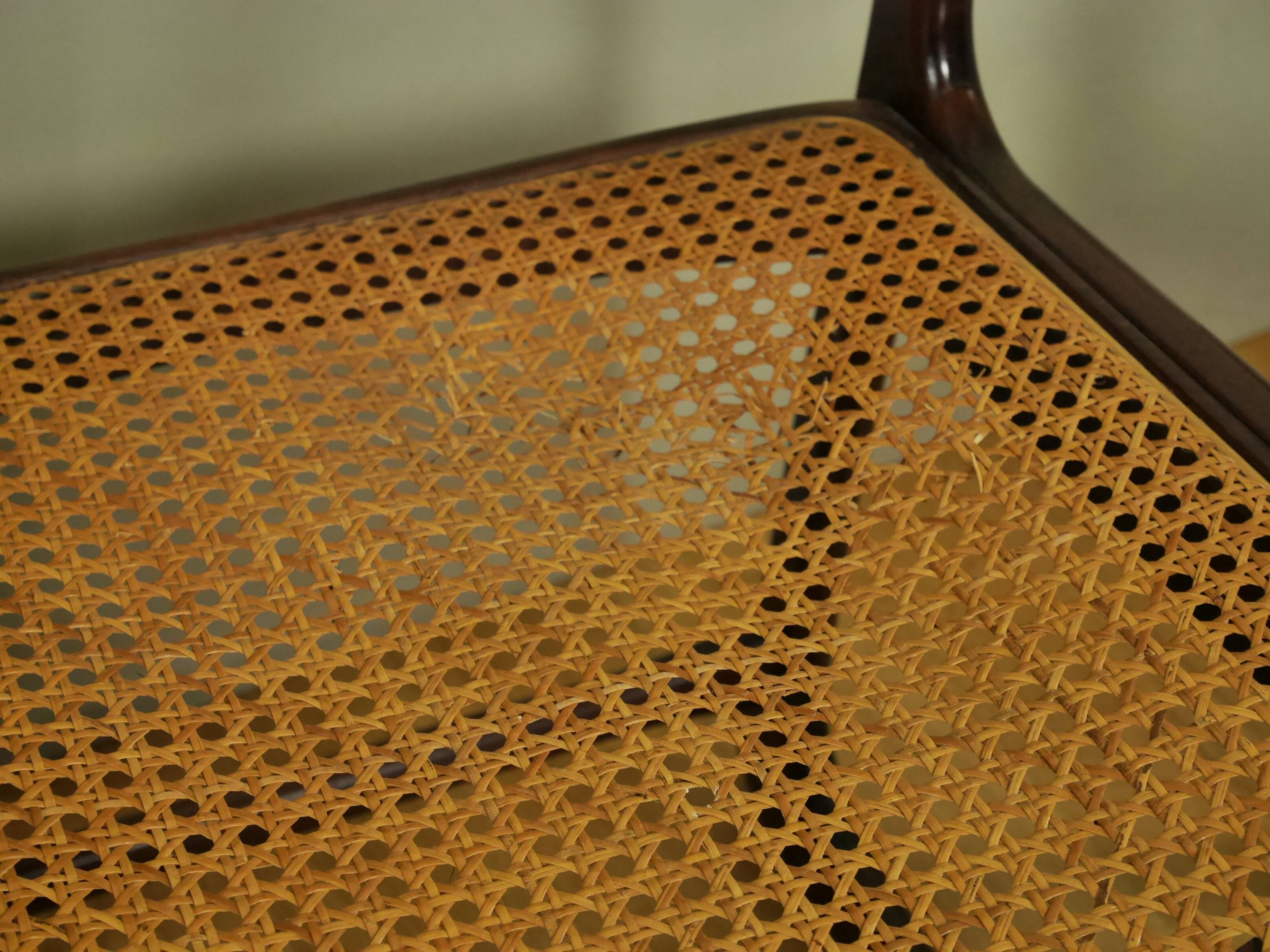 6 chairs canned Baumann 1960