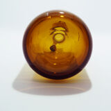 Pichet en verre jaune Kosta Boda par Ernest Gordon