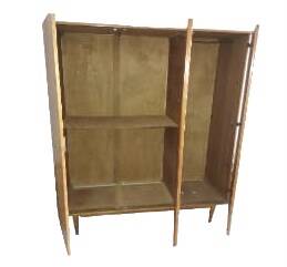 Vintage Scandinavian teak wardrobe, 1960s teak wardrobe.