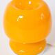 Lampe italienne opaline orange vintage