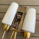 Paire d’appliques murale mid-century vintage 60s