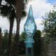 Large Empoli bottle, diamond point, Italy, 60s 70s