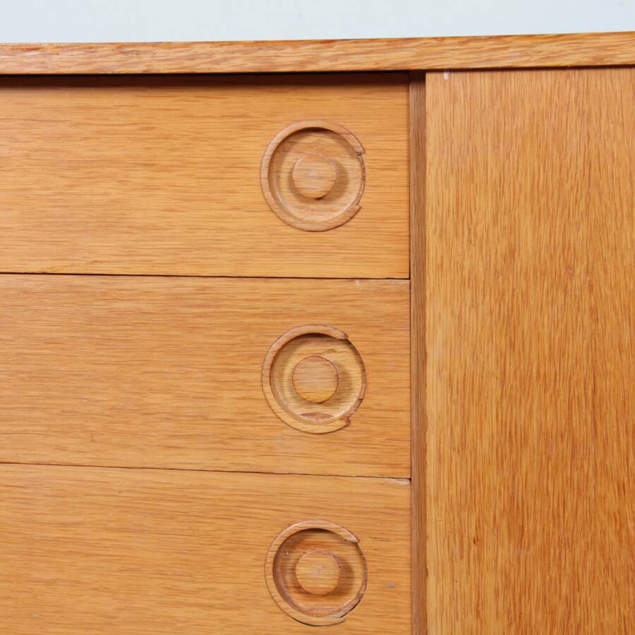 Vintage wooden sideboard from the 1960s