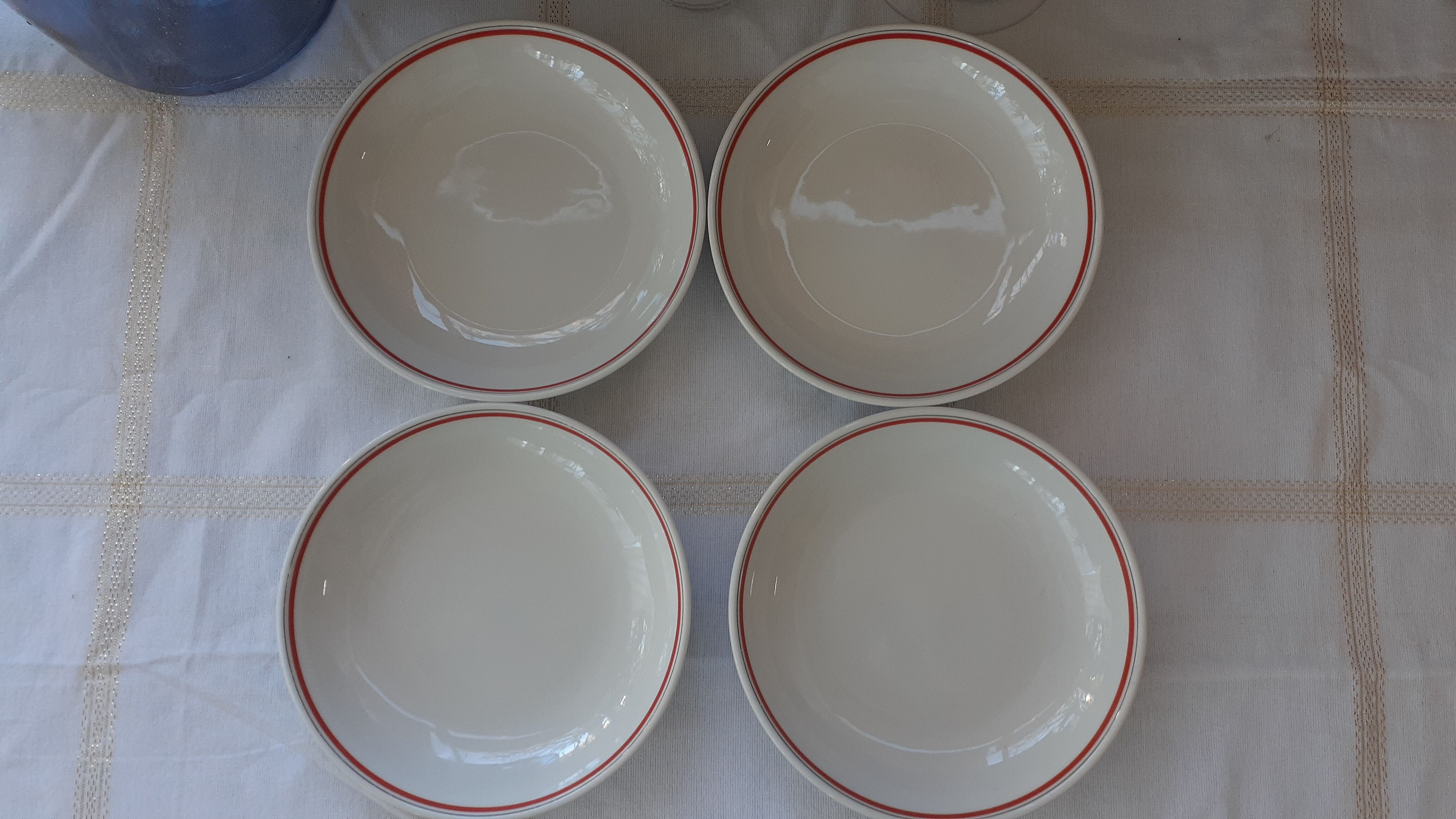 Vintage plate porcelain of auteuil