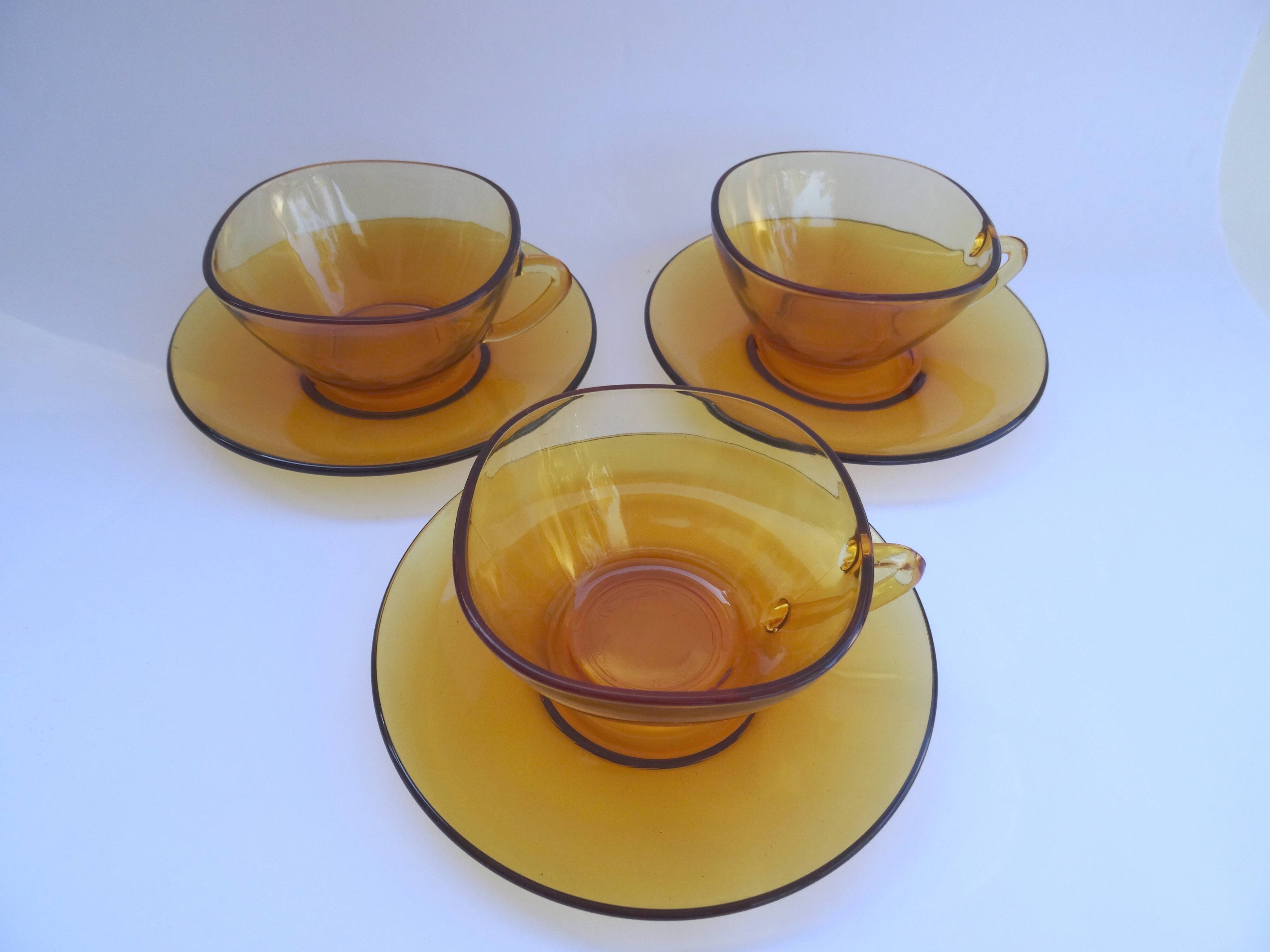 Vereco coffee cups with saucers