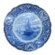 Decorative marine plate Delft - Petrus Regout