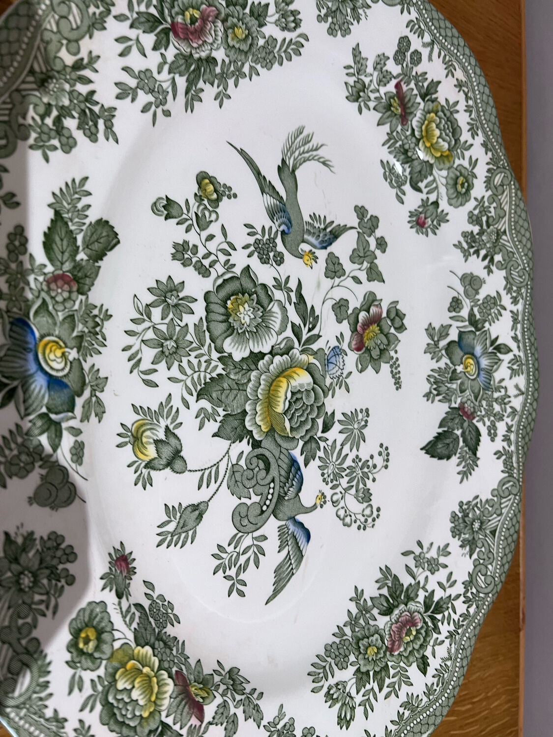 English porcelain dish