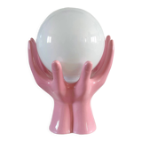 Ceramic hand lamp design 70s